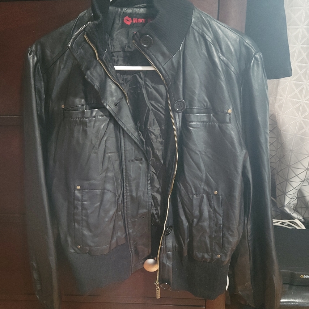 Pleather jacket